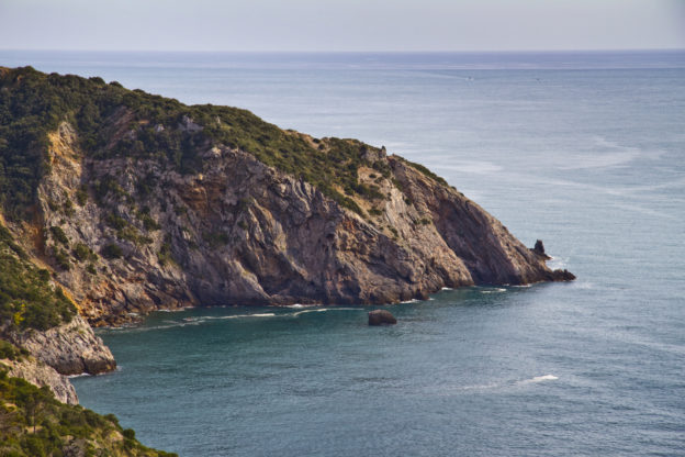 vu sur cote bretonne mer